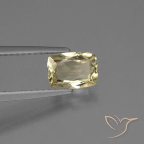 Diásporo com mudança de cor Amarelo muito claro Natural 1.09ct, Almofada, VS-SI