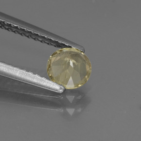 Diasporo de mudança de cor multicolorido natural 0,52ct, corte redondo, VS-SI