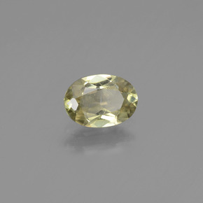 Diasporo de mudança de cor multicolorido natural 0,87ct, corte oval, VVS-VS