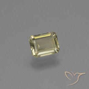 Diásporo com mudança de cor Amarelo Dourado Muito Claro Natural 1.00ct, Corte Octógono / Esmeralda, VVS-VS