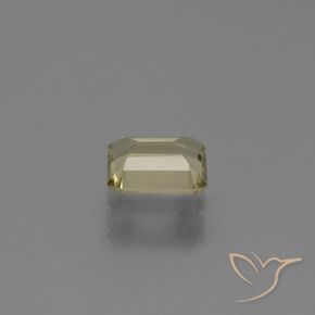 Diásporo com mudança de cor Amarelo Dourado Muito Claro Natural 1.00ct, Corte Octógono / Esmeralda, VVS-VS