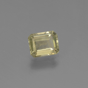 Diasporo de mudança de cor mudança de cor natural 1,17ct, corte esmeralda, VS