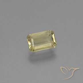 Diásporo com mudança de cor Luz amarela Natural 0.97ct, Corte Octógono / Esmeralda, VS