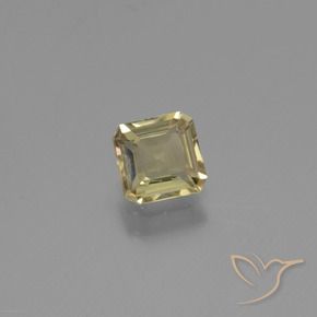 Diásporo com mudança de cor Amarelo claro Natural 0.84ct, Corte Octógono / Esmeralda, VS