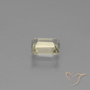 Diásporo com mudança de cor Amarelo muito claro Natural 0.94ct, Corte Octógono / Esmeralda, VVS-VS