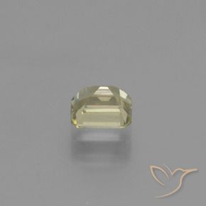 Diásporo com mudança de cor Amarelo muito claro Natural 0.74ct, Corte Octógono / Esmeralda, VS