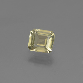 Diásporo com mudança de cor Amarelo muito claro Natural 0.72ct, Corte Esmeralda, VVS-VS
