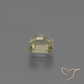 Diásporo com mudança de cor Amarelo muito claro Natural 0.77ct, Corte Octógono / Esmeralda, VS