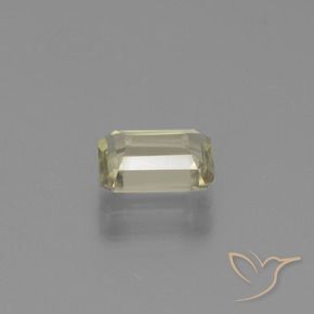 Diásporo com mudança de cor Amarelo muito claro Natural 0.86ct, Corte Octógono / Esmeralda, VVS-VS