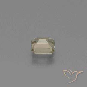 Diásporo com mudança de cor amarelo quente Natural 0.80ct, Corte Octógono / Esmeralda, VVS-VS