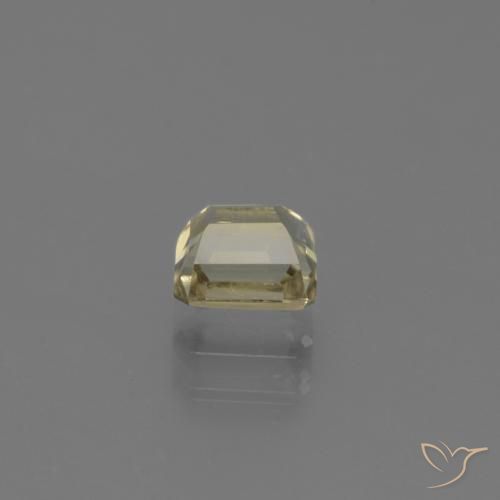 Diásporo com mudança de cor Amarelo muito claro Natural 1.07ct, Corte Octógono / Esmeralda, VS