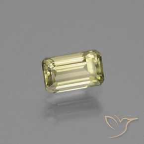 Diásporo com mudança de cor Luz amarela Natural 1.20ct, Corte Octógono / Esmeralda, VS