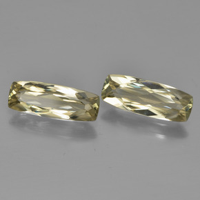 Pedras preciosas de diasporo de mudança de cor amarelo natural de 2,78 ct, almofada cortada, VVS