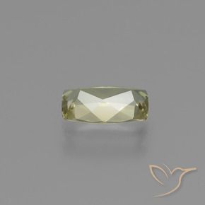 Diásporo com mudança de cor Amarelo Dourado Muito Claro Natural 1.05ct, Almofada, VVS-VS
