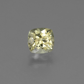 Diasporo de mudança de cor amarelo natural 0,94ct, almofada cortada, VS