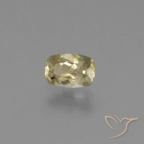 Diásporo com mudança de cor Amarelo muito claro Natural 0.68ct, Almofada, VS