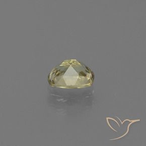 Diásporo com mudança de cor Amarelo claro Natural 0.76ct, Almofada, VS