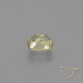 Diásporo com mudança de cor amarelo bege Natural 0.80ct, Almofada, VS