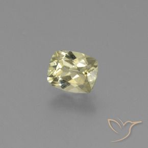 Diásporo com mudança de cor Amarelo muito claro Natural 0.78ct, Almofada, VS