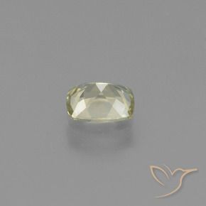 Diásporo com mudança de cor Amarelo muito claro Natural 0.78ct, Almofada, VS