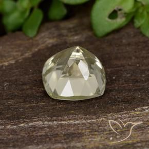 Diásporo com mudança de cor amarelo suave Natural 0.80ct, Almofada, VVS-VS