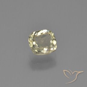 Diásporo com mudança de cor Amarelo muito claro Natural 0.81ct, Almofada, VVS-VS