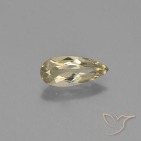 Diásporo com mudança de cor amarelo quente Natural 1.15ct, Formato de pêra, VVS-VS