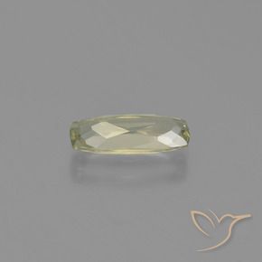 Diásporo com mudança de cor Amarelo Dourado Muito Claro Natural 1.07ct, Almofada, VVS