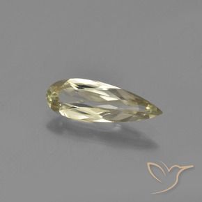 Diásporo com mudança de cor Amarelo acastanhado Natural 1.22ct, Formato de pêra, VVS
