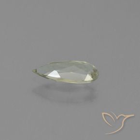Diásporo com mudança de cor Amarelo acastanhado Natural 0.63ct, Formato de pêra, VVS-VS