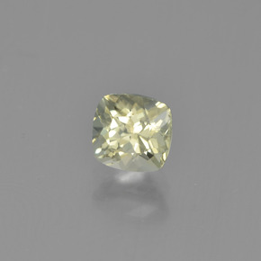 Diasporo de mudança de cor amarelo natural 0,69ct, almofada cortada, VS