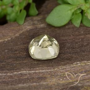 Diásporo com mudança de cor Luz amarela Natural 0.60ct, Almofada, VS