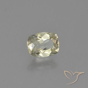 Diásporo com mudança de cor Amarelo claro Natural 0.61ct, Almofada, VS