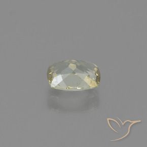 Diásporo com mudança de cor Amarelo claro Natural 0.61ct, Almofada, VS