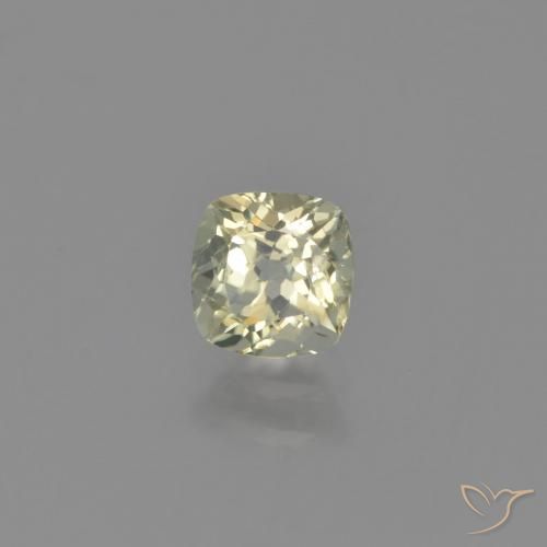 Diásporo com mudança de cor Luz amarela Natural 0.65ct, Almofada, VS