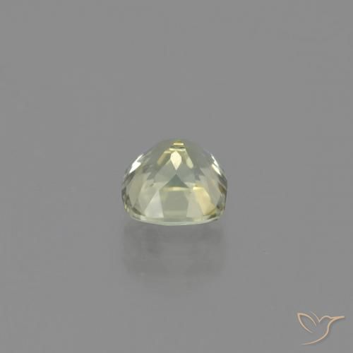 Diásporo com mudança de cor Luz amarela Natural 0.65ct, Almofada, VS