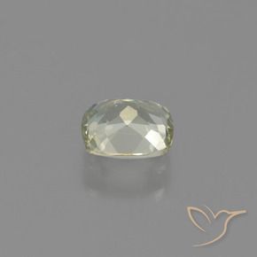 Diásporo com mudança de cor amarelo bege Natural 0.75ct, Almofada, VS