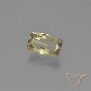 Diásporo com mudança de cor amarelo quente Natural 1.38ct, Almofada, VS