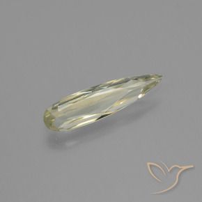 Diasporo de mudança de cor amarelo natural 0,54ct, formato de pêra, VVS-VS