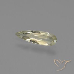 Diásporo com mudança de cor Luz amarela Natural 0.60ct, Formato de pêra, VVS-VS