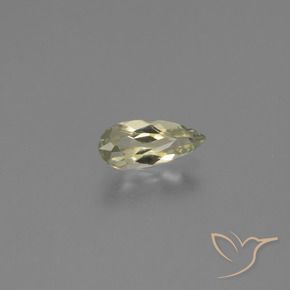Diásporo com mudança de cor Luz amarela Natural 0.96ct, Formato de pêra, VS