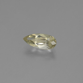 Diasporo de mudança de cor amarelo natural 1,19ct, formato de pêra, VVS-VS