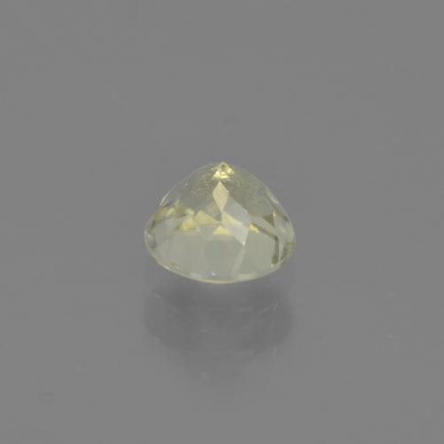 Diasporo de mudança de cor amarelo natural 0,58ct, corte redondo, VS-SI