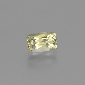 Diásporo com mudança de cor amarelo bege Natural 1.61ct, Almofada cortada, VS