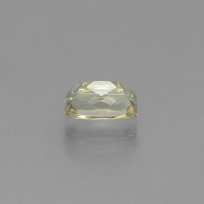 Diásporo com mudança de cor amarelo bege Natural 1.61ct, Almofada cortada, VS