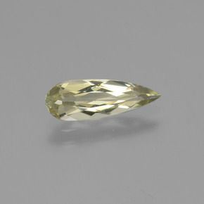 Diasporo de mudança de cor multicolorido natural 1,37ct, formato de pêra, VVS