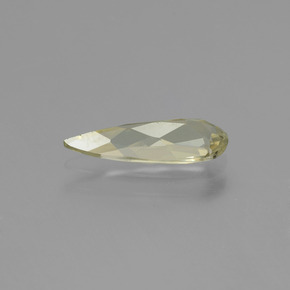 Diasporo de mudança de cor multicolorido natural 1,37ct, formato de pêra, VVS