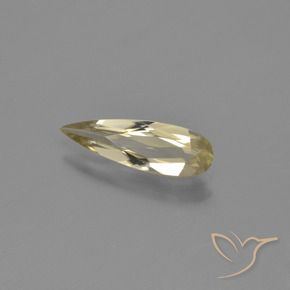 Diásporo com mudança de cor amarelo quente Natural 0.84ct, Formato de pêra, VVS-VS