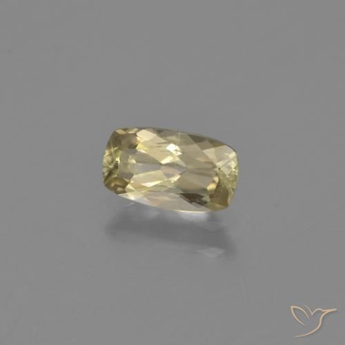 Diásporo com mudança de cor Amarelo muito claro Natural 0.77ct, Almofada, VS