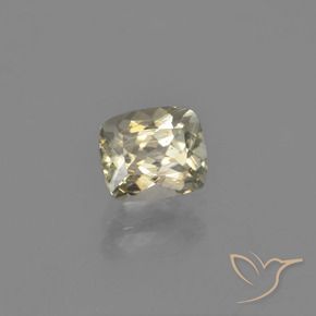 Diásporo com mudança de cor Amarelo muito claro Natural 0.99ct, Almofada, VVS-VS
